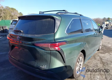 2022 Toyota Sienna Le from USA, damaged, VIN 5TDKSKFC6NS043858